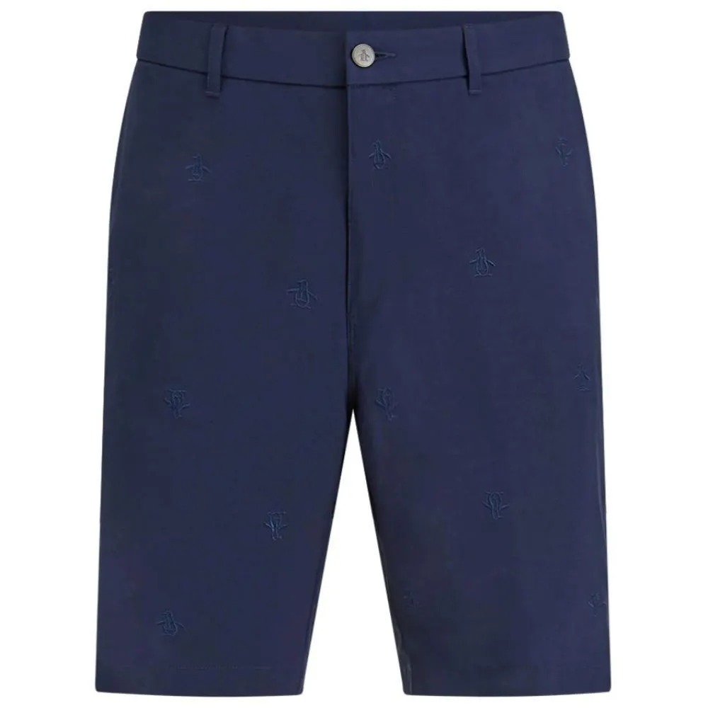 Original Penguin Men's Allover Pete Embroidered Golf Shorts - Image 2