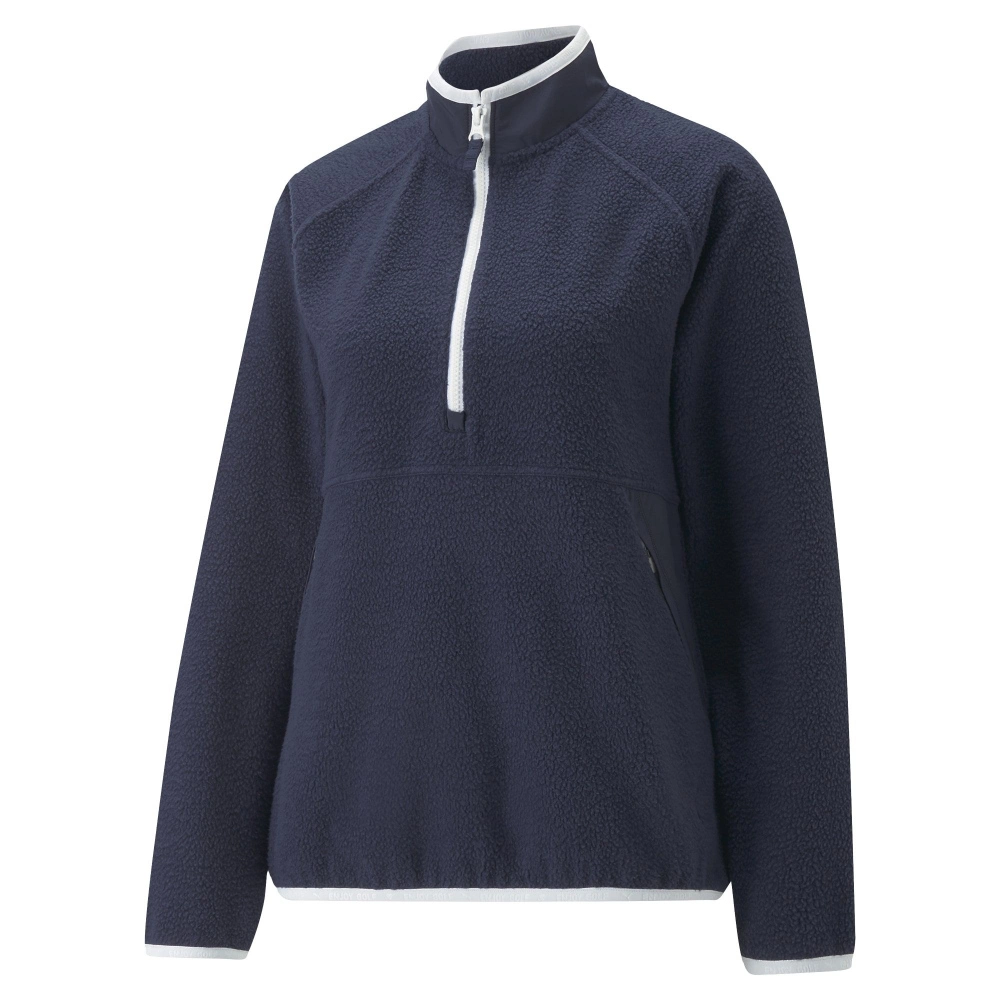 Puma Ladies Sherpa 1/4-Zip Golf Fleece