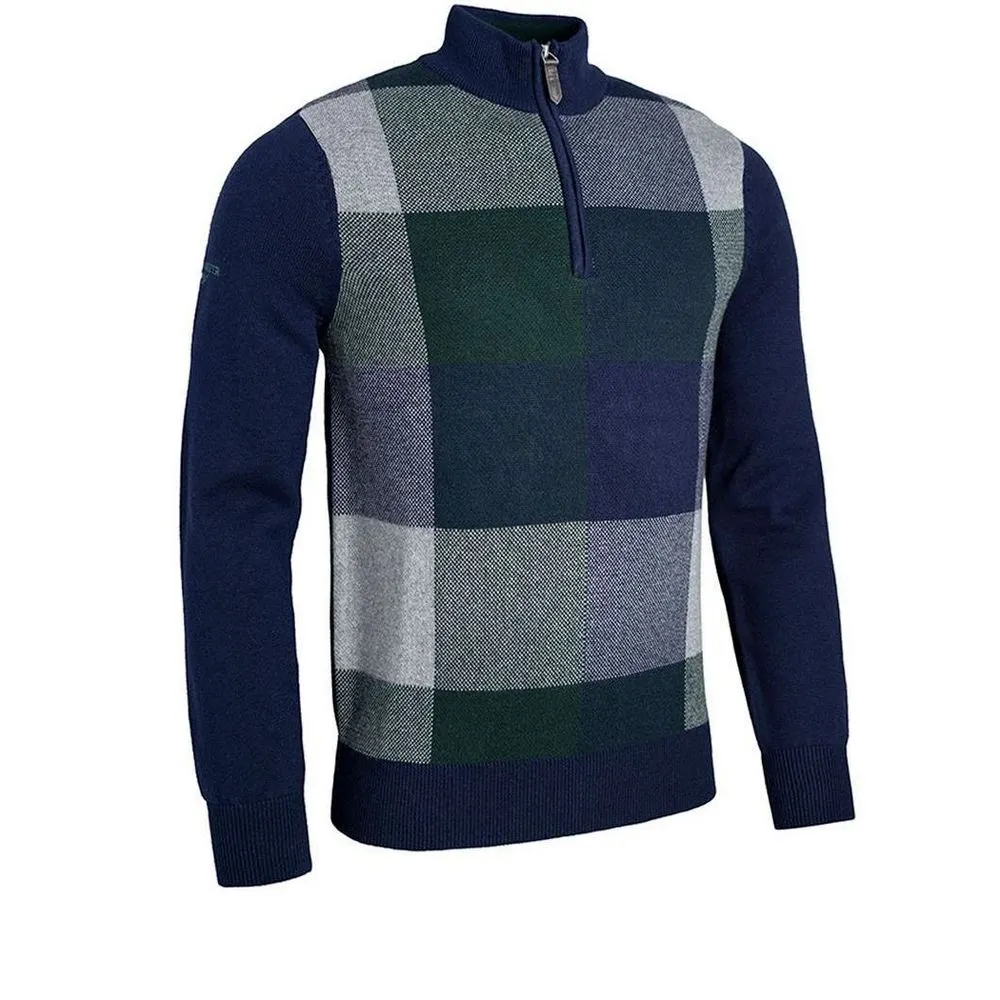 Glenmuir Men's Inverness Touch Of Cashmere Zip-Neck Golf Sweater - Image 2