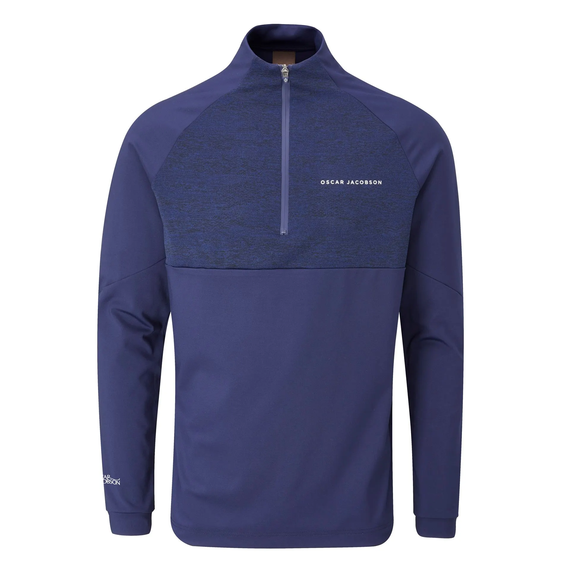 Oscar Jacobson Men's Lexington 1/4-Zip Golf Midlayer - Image 2