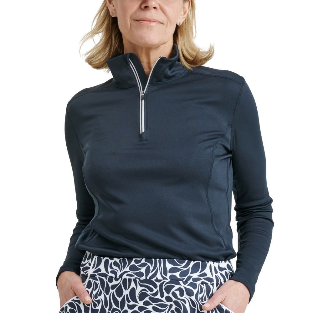 Abacus Ladies Tenby 1/4-Zip Golf Midlayer - Image 2